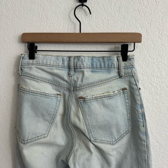 Abercrombie & Fitch Ultra High Rise 90s Straight Denim Jean Light Wash 26 Petite - Picture 10 of 13